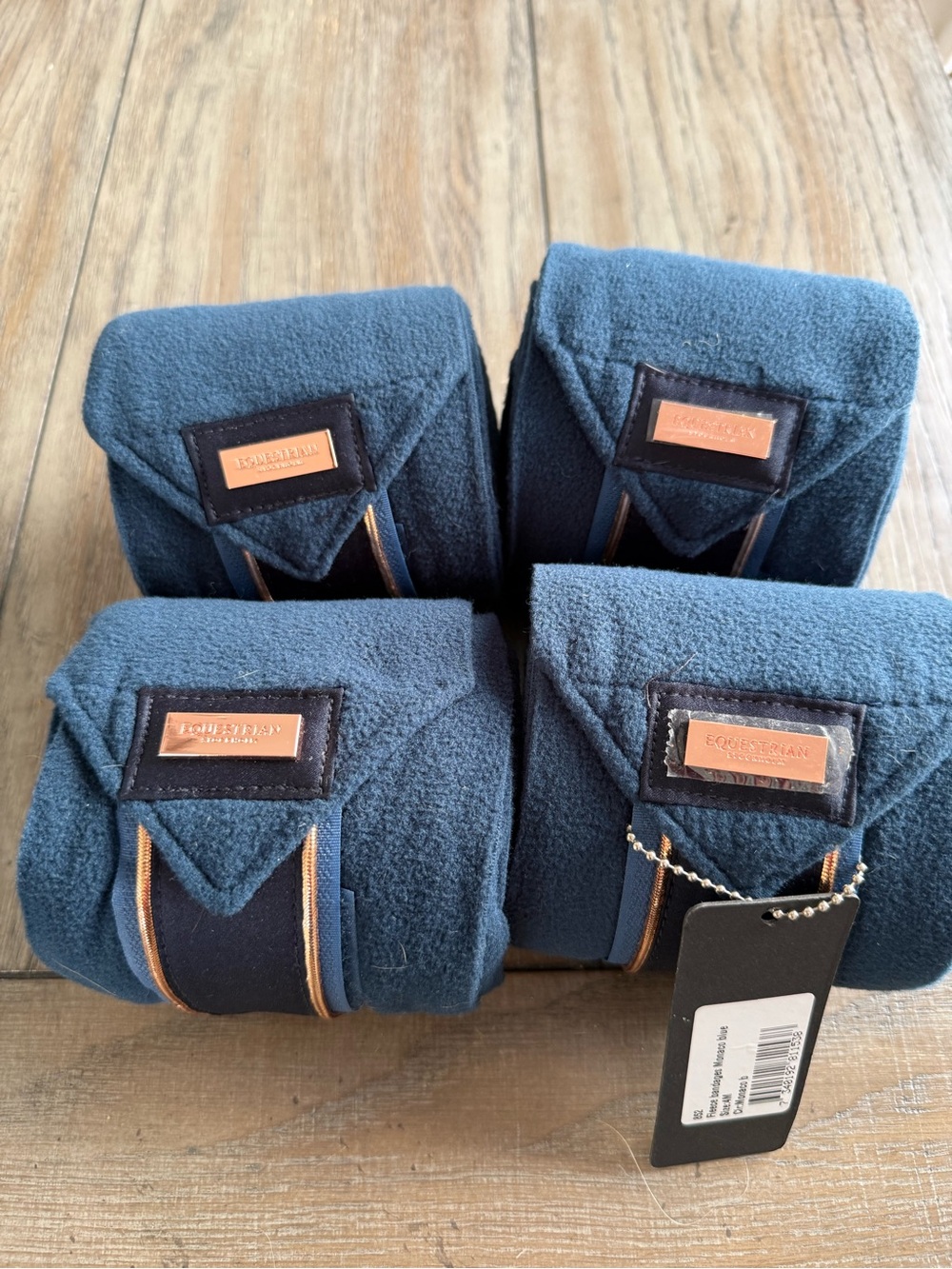 Equestrian Stockholm Monaco Blue polo wraps Bandages